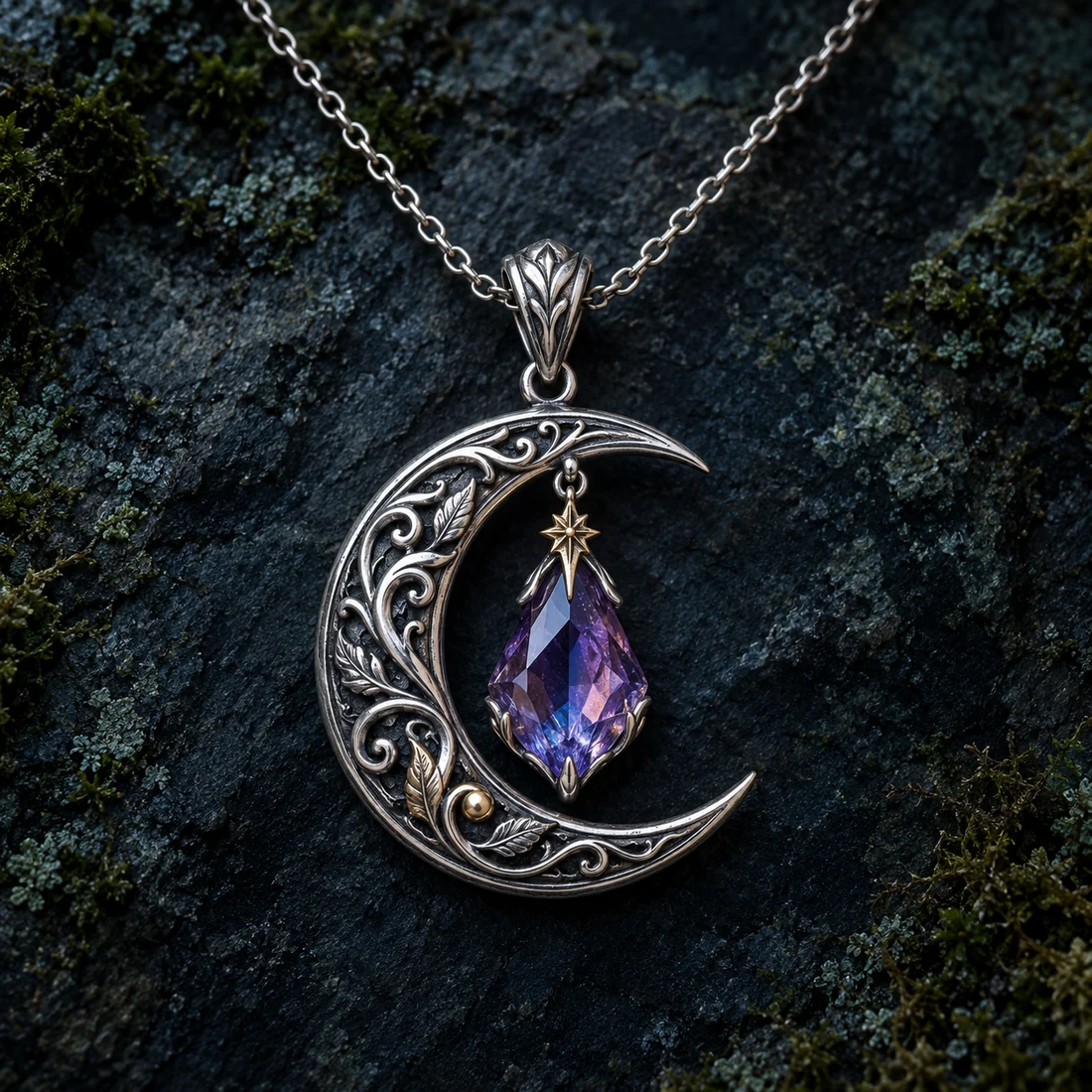 Midnight Moon Pendant
